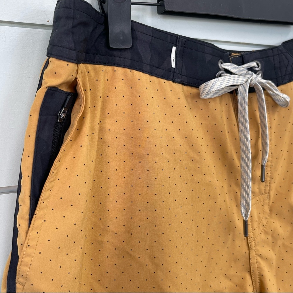 Vuori mustard yellow board‎ shorts men’s size XL 36 - Picture 3 of 7